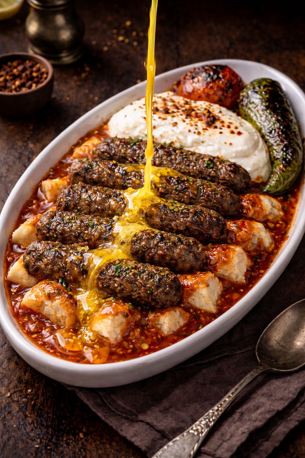 Şiş Köfte İskender